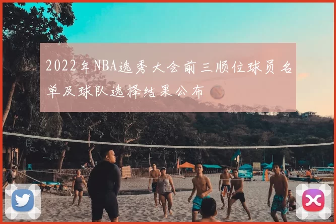 2022年NBA选秀大会前三顺位球员名单及球队选择结果公布