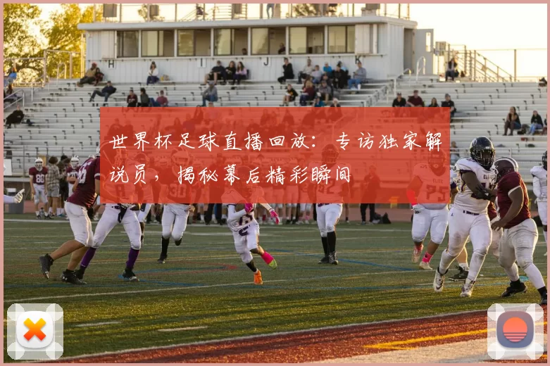世界杯足球直播回放：专访独家解说员，揭秘幕后精彩瞬间